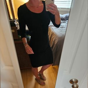 Express Side Ruched Body Con Dress